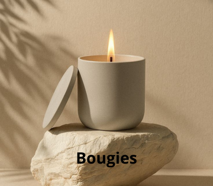 Bougie aux parfums variés pour une ambiance relaxante et odorante et une atmosphère apaisante et parfumée