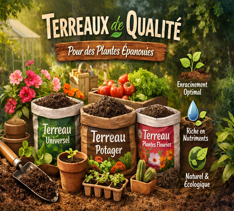 Terreaux de qualités fertiligene