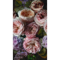 Papier peint intissé panoramique - Romantic Flowers