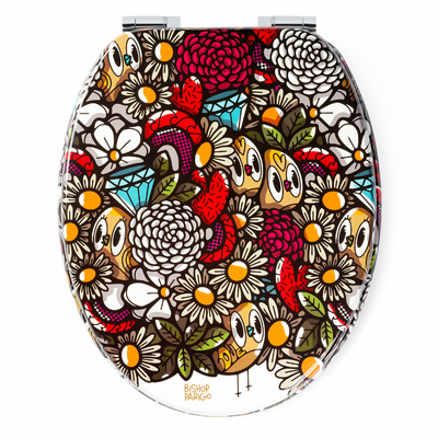 Abattant WC BIRDY FLOWERS 3701297400708