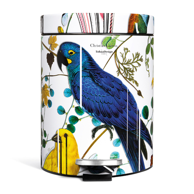 Poubelle 5 L BIRDS SINFONIA BLANC