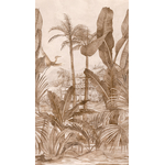 Fototapete-Vlies-Grandeco-Beige-Dschungel-A53501-63213489