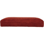 Pouf pliant Arum côtelé 38 x 38 cm ambre 2