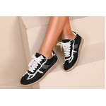 Basket noire dentelle Point 36