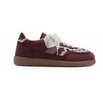 Basket Dentelle bordeaux 1