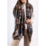 foulard taupe