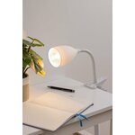 Lampe à pince Sily silicone blanc 2