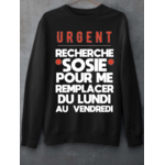 Sweat col Rond Homme  Sosie  Paris Fashion Shops