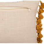 Housse de coussin, coton et pompons, 30x50 cm 1