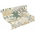VGI MOTIF FOUGERES VERT CREME 2