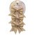 DK NOEUD JUTE OR X3 12X13CM