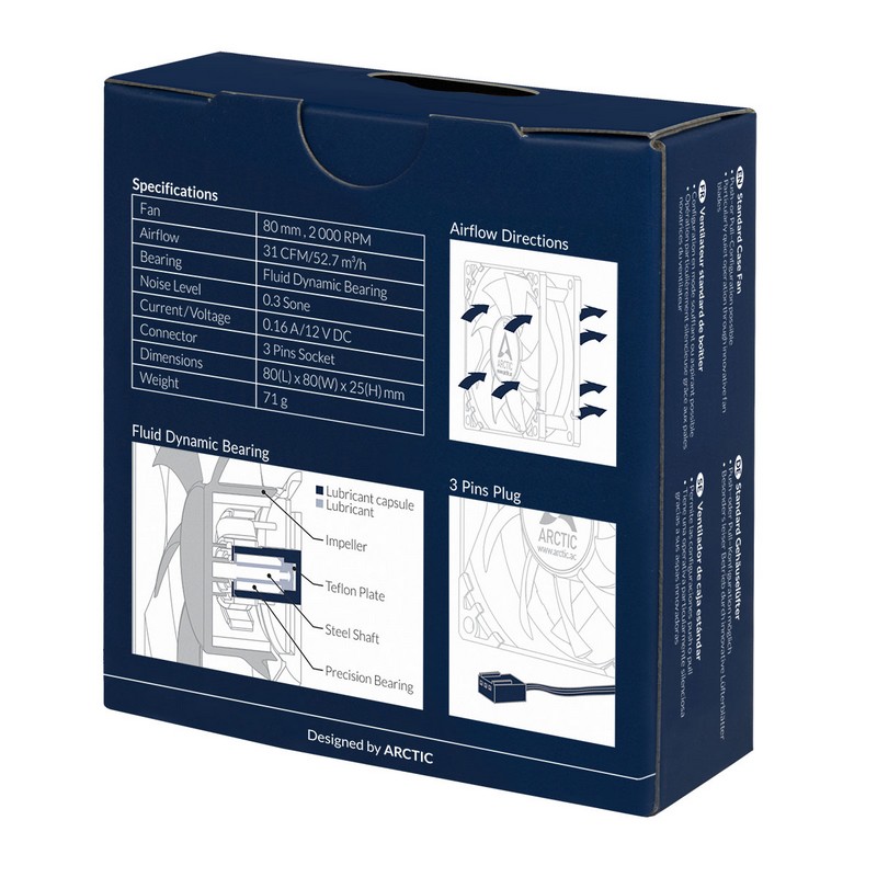 Matériels informatique ventilateur ARCTIC Cooling F8 infinytech Réunion 4