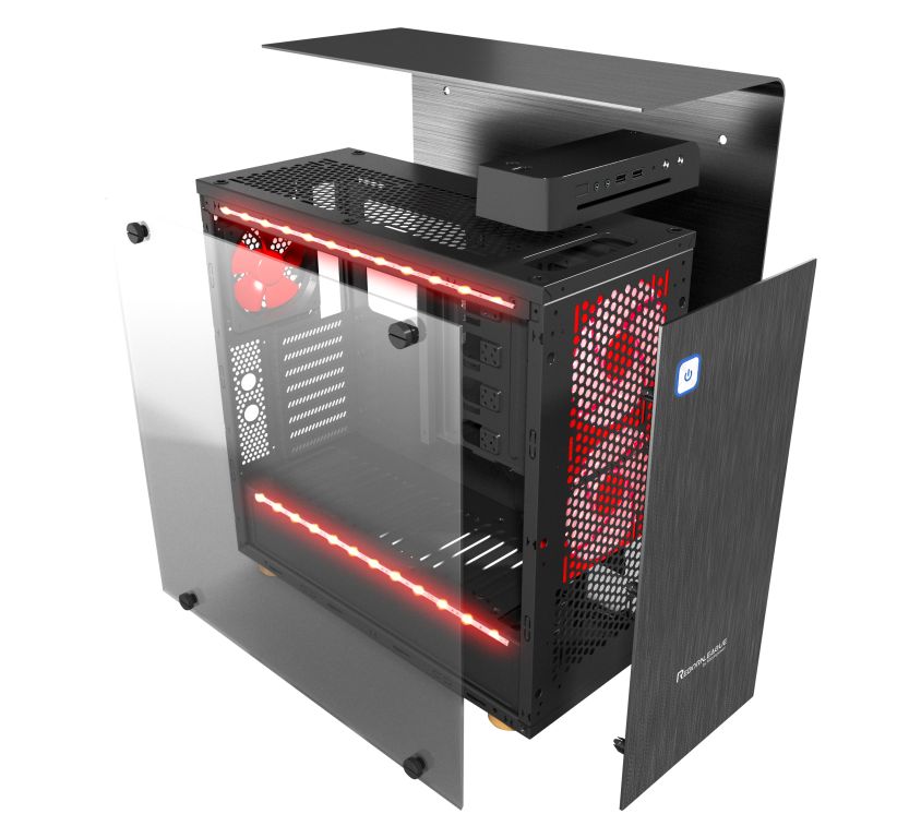 Matériels informatique boitier pc ATX RebornLeague Virkos infinytech Réunion 2