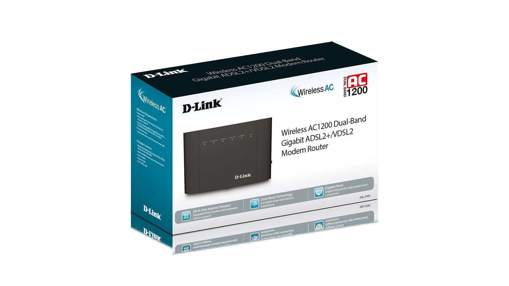 Matériels informatique modem routeur sans fil D-LINK DSL-3785 AC1200 infinytech Réunion 4