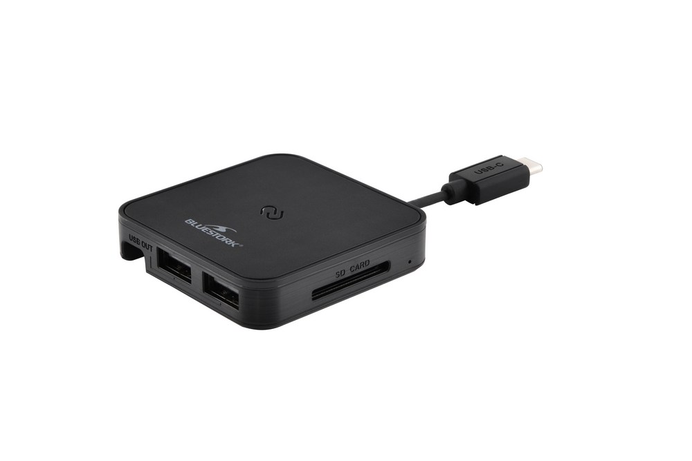 Matériels informatique lecteur de carte et Hub USB-C Bluestork infinytech Réunion 3