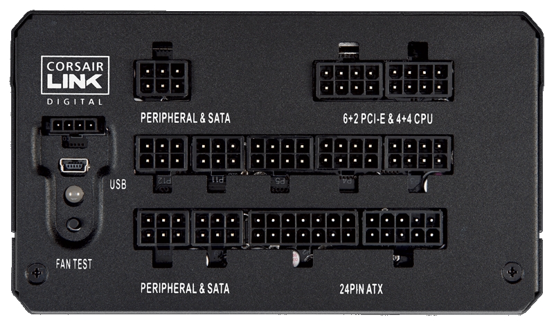 Matériels informatique alimentation ATX modulaire CORSAIR HX750i infinytech Réunion 2