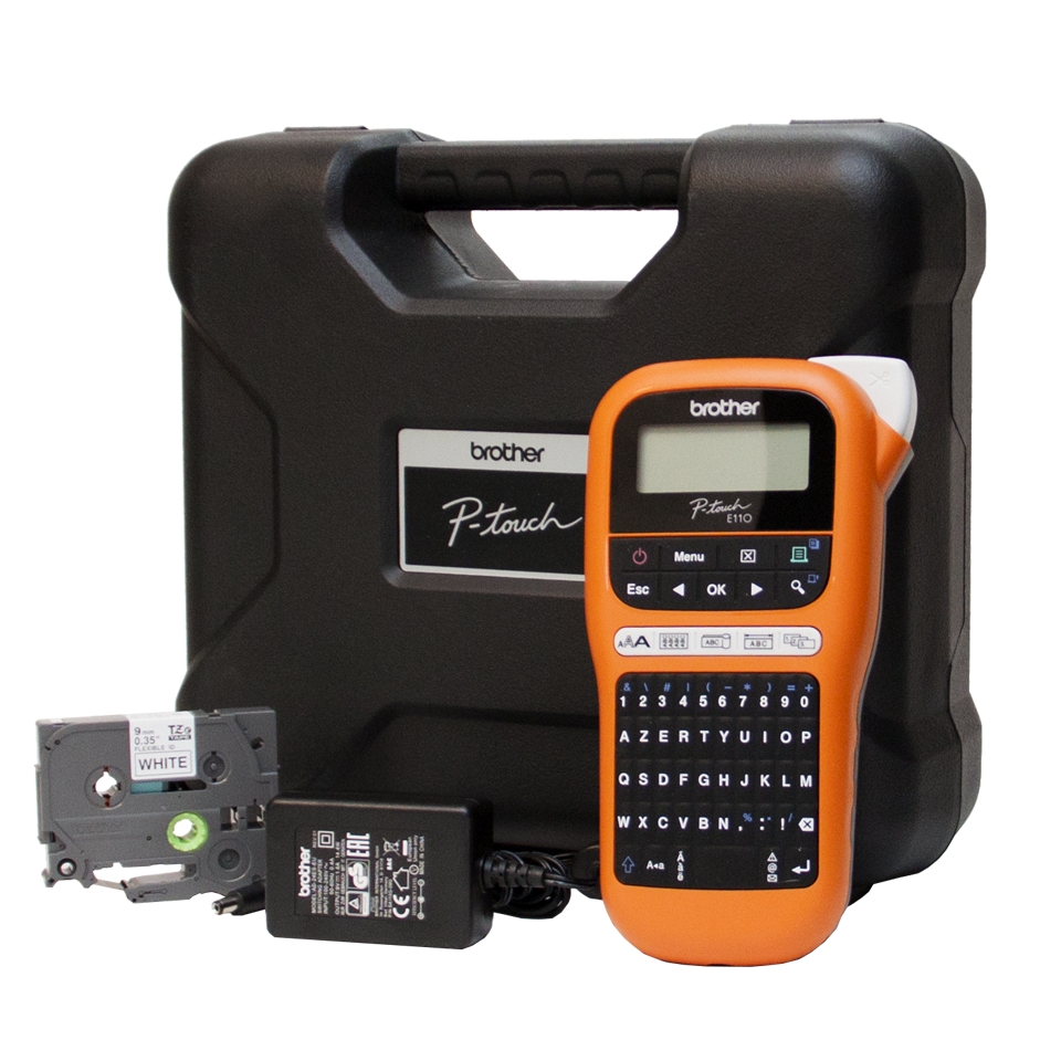 Matériels bureautique imprimante détiquettes pour électricien BROTHER PT-E110VP infinytech Réunion 2