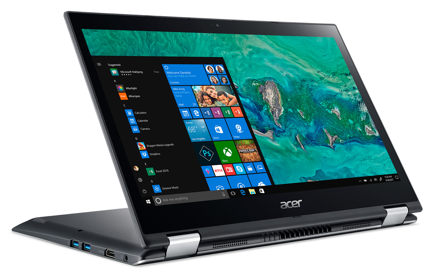 Matériels informatique ordinateur portable Acer Spin 3 SP314-51-32TK infinytech Réunion 1