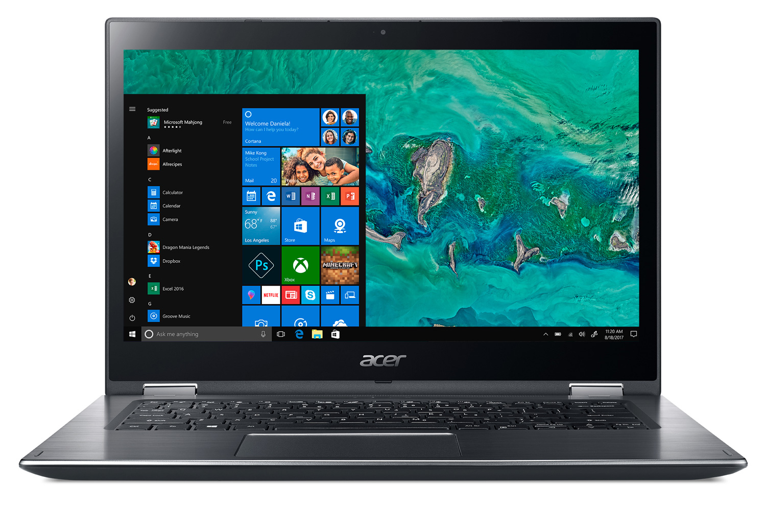 Matériels informatique ordinateur portable Acer Spin 3 SP314-51-32TK infinytech Réunion 2