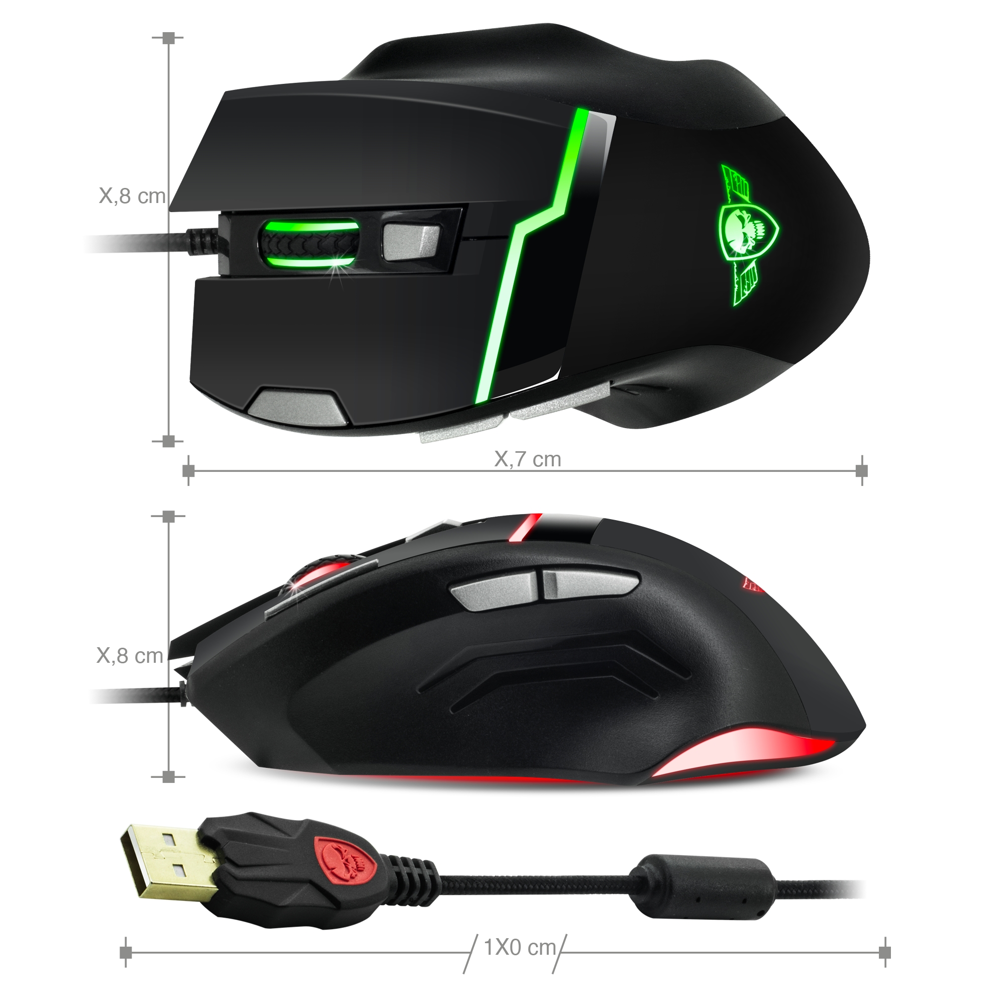 Matériels informatique souris et Tapis Spirit of Gamer Elite M10 infinytech Réunion 3