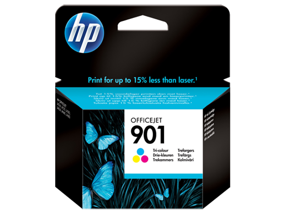 Consommables informatique cartouche jet d'encre HP 901 trois couleur infinytech reunion