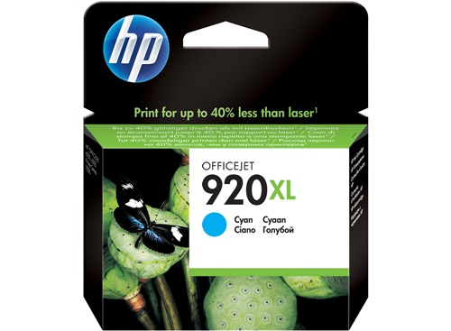 Consommables informatique cartouche jet d'encre HP 920 XL Cyan infinytech reunion