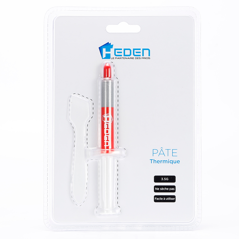 Matériels informatique Pate thermique HEDEN 3.5g Seringue Spatule infinytech Réunion 2