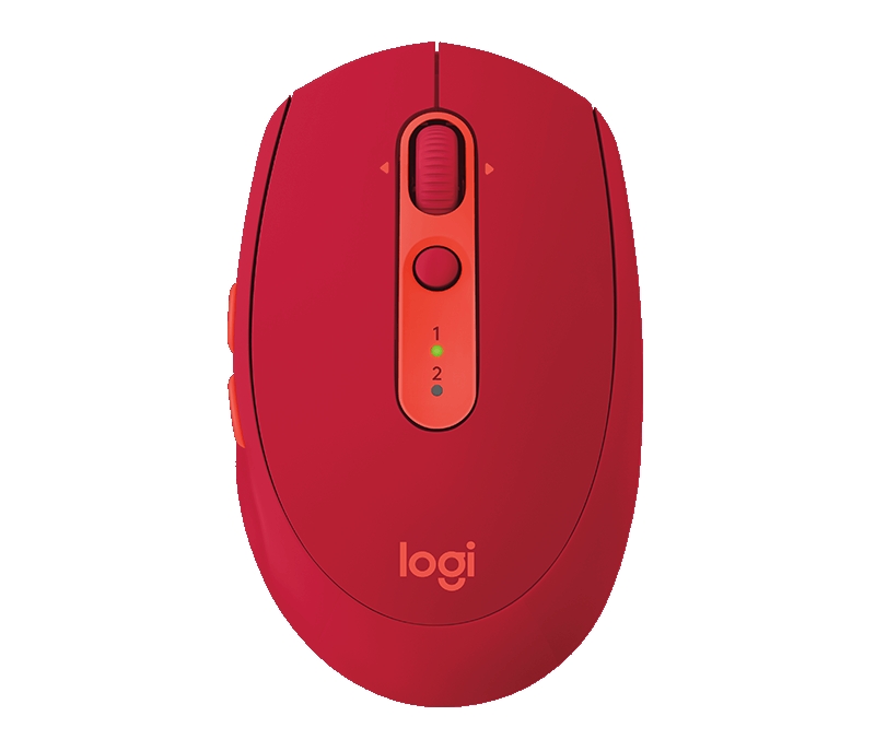 Matériels informatique souris silencieuse LOGITECH M590 Sans Fil Rouge infinytech Réunion 1