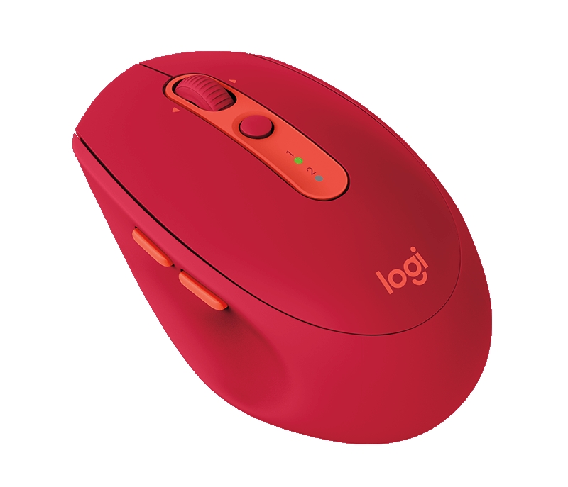 Matériels informatique souris silencieuse LOGITECH M590 Sans Fil Rouge infinytech Réunion 2
