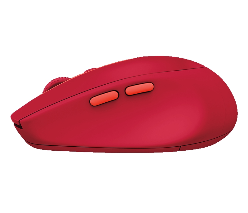 Matériels informatique souris silencieuse LOGITECH M590 Sans Fil Rouge infinytech Réunion 4