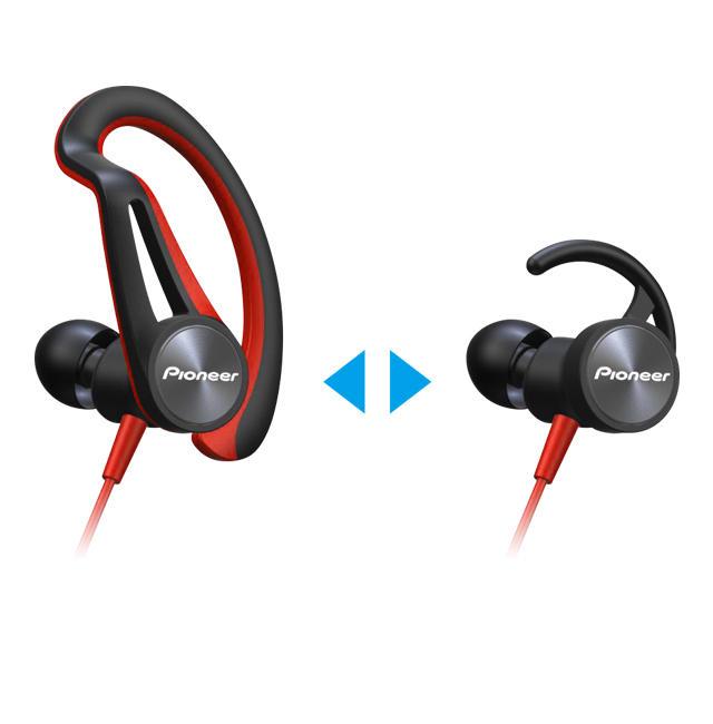 Accessoires audio écouteurs PIONEER E7BTR Bluetooth Rouge infinytech Réunion 3