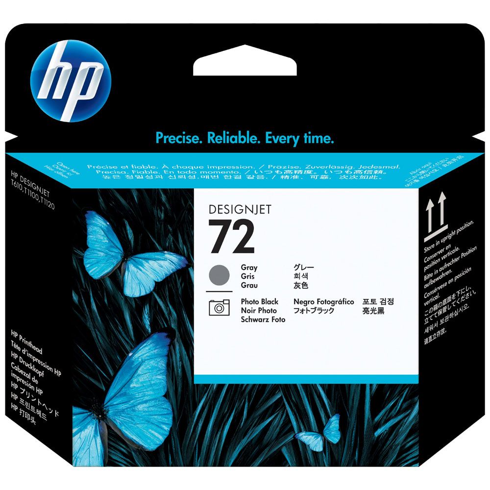 Consommables informatique tête dimpression HP72 Noir et Gris Photo infinytech reunion