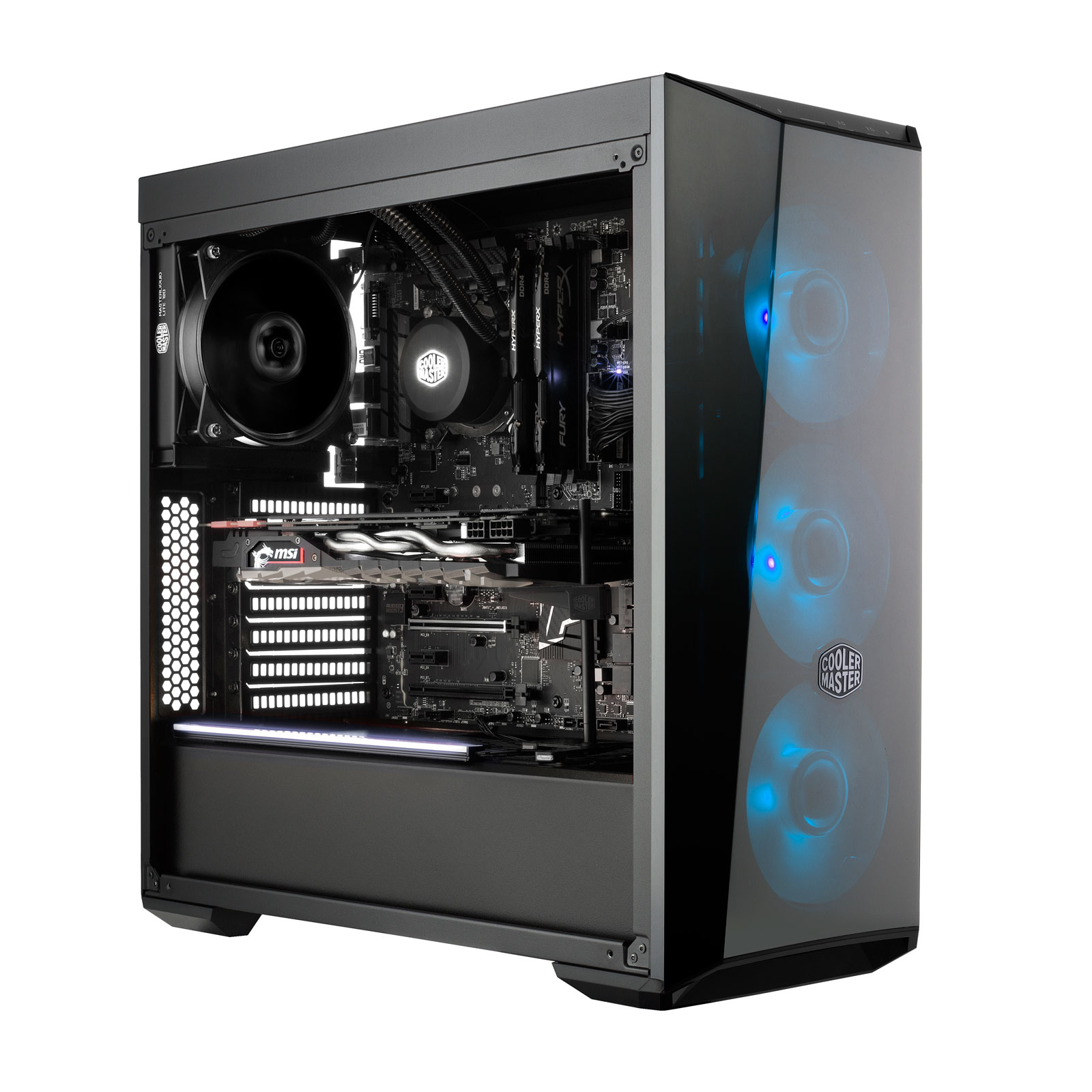 Matériels informatique boitier COOLER MASTER MasterBox Lite 5 RGB infinytech reunion 3