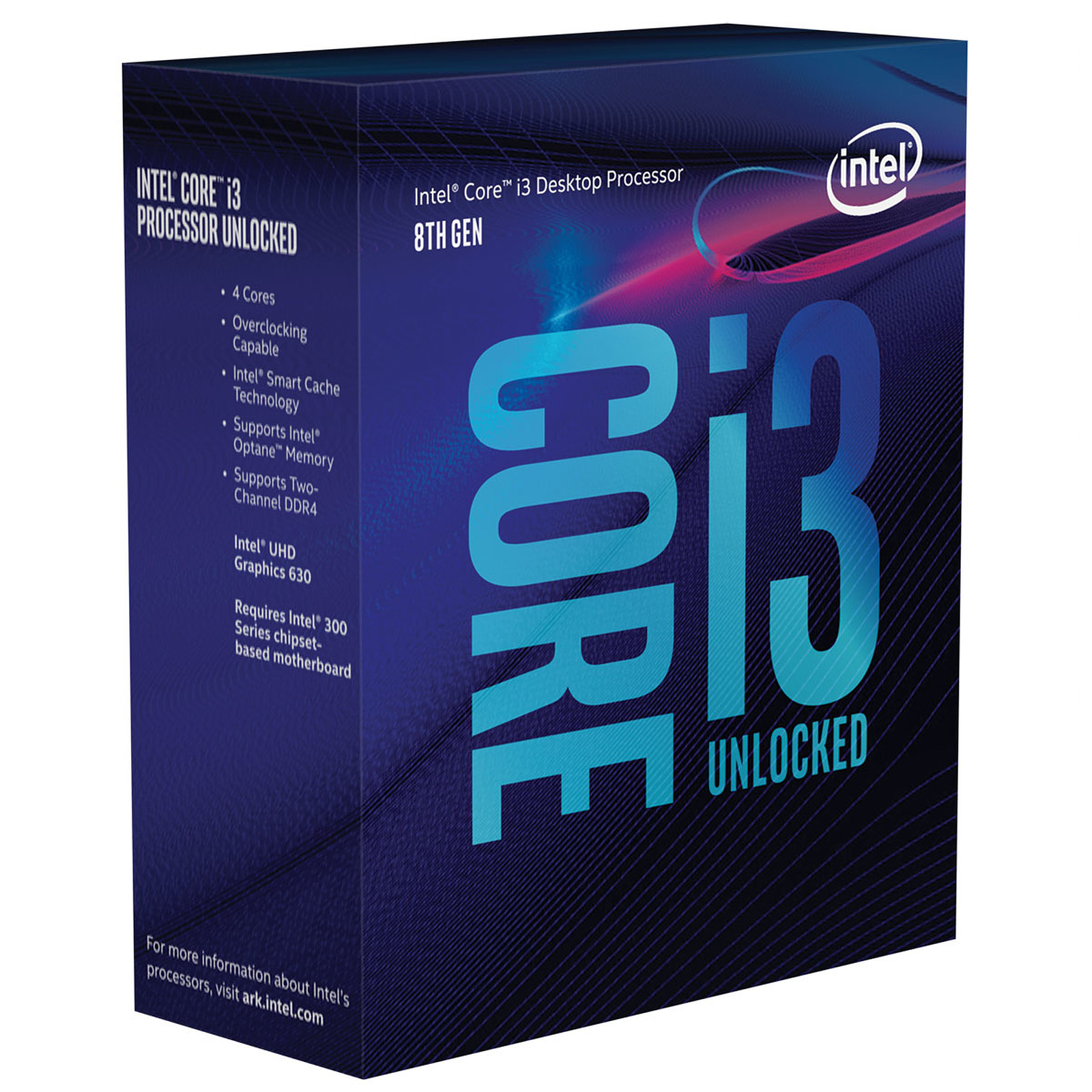 Matériels informatique processeur INTEL Core i3-8350K (1151) infinytech Réunion