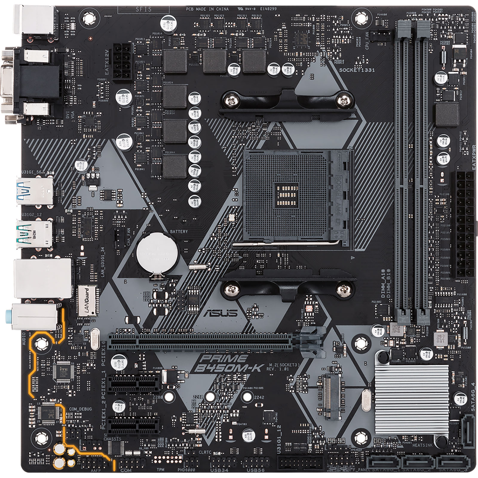 Matériels informatique carte mère mATX Asus PRIME B450M-K infinytech Réunion 2