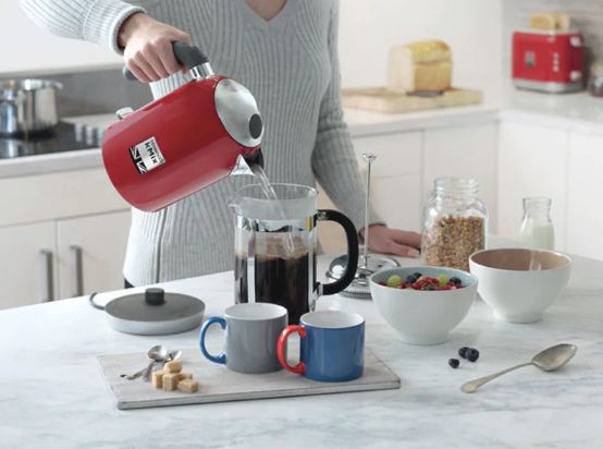 Petit électroménager bouilloire compacte KENWOOD kMix ZJX650RD Rouge infinytech Réunion 3