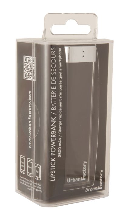 Batterie de secours URBAN FACTORY FlipStick Noir 2600 mAh infinytech Réunion 2