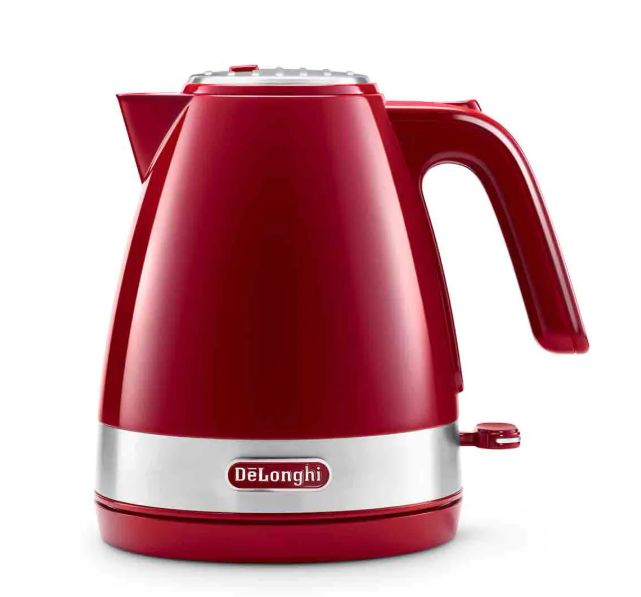 Bouilloire DELONGHI Active Line KBLA2000.R Rouge infinytech Réunion 1