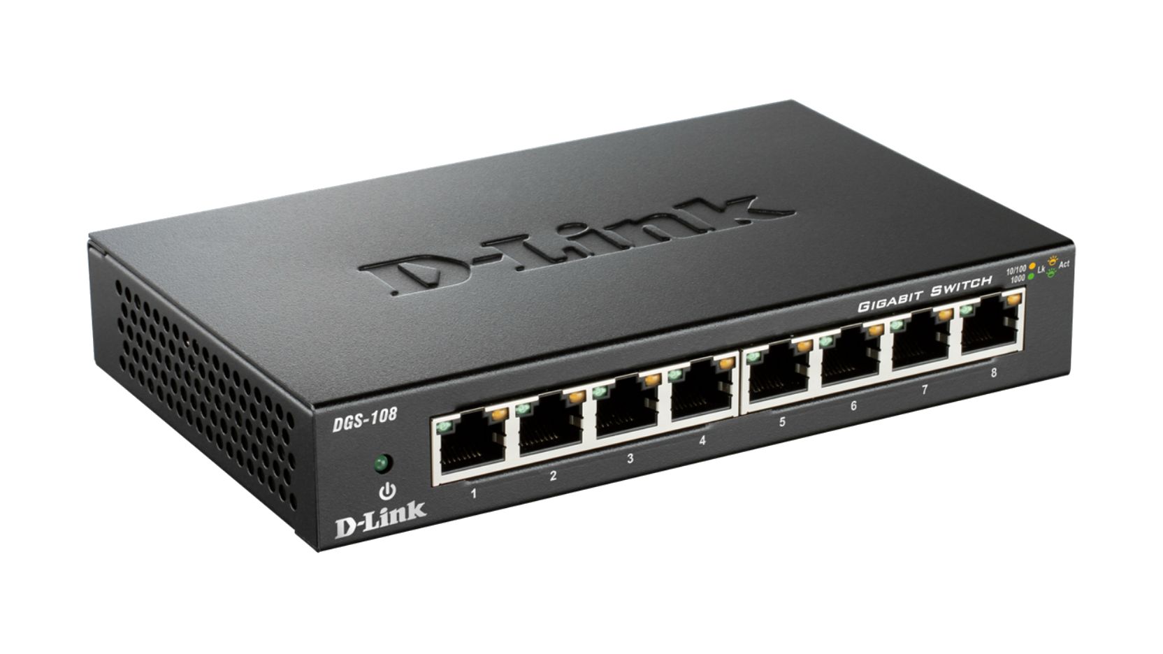 Matériels informatique switch 8 ports D-LINK DGS-108 Gigabit Ethernet infinytech Réunion 2