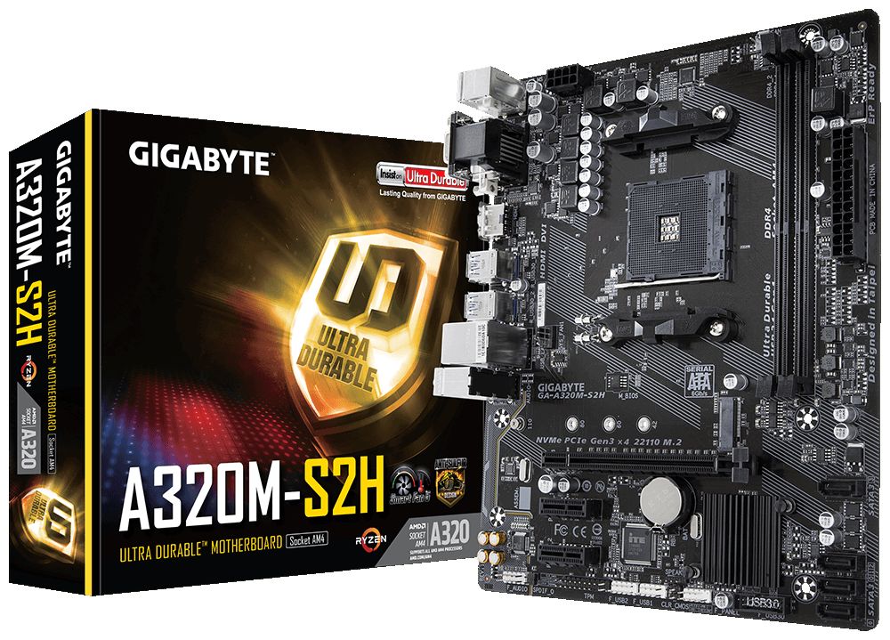 Matériels informatique carte mère GIGABYTE A320M S2H V2 infinytech Réunion 1