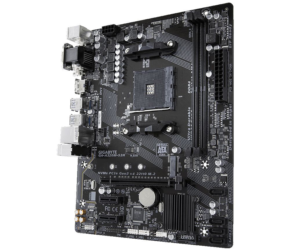 Matériels informatique carte mère GIGABYTE A320M S2H V2 infinytech Réunion 2