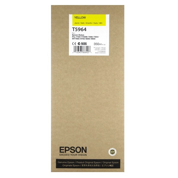 Consommables informatique cartouche d'encre EPSON T5964 jaune infinytech reunion
