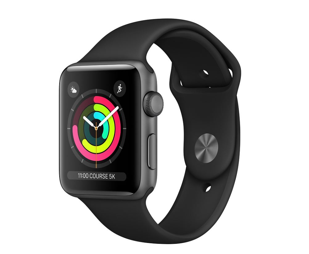 Смарт часы apple watch s3 38mm space gray aluminum case with black sport band обзор