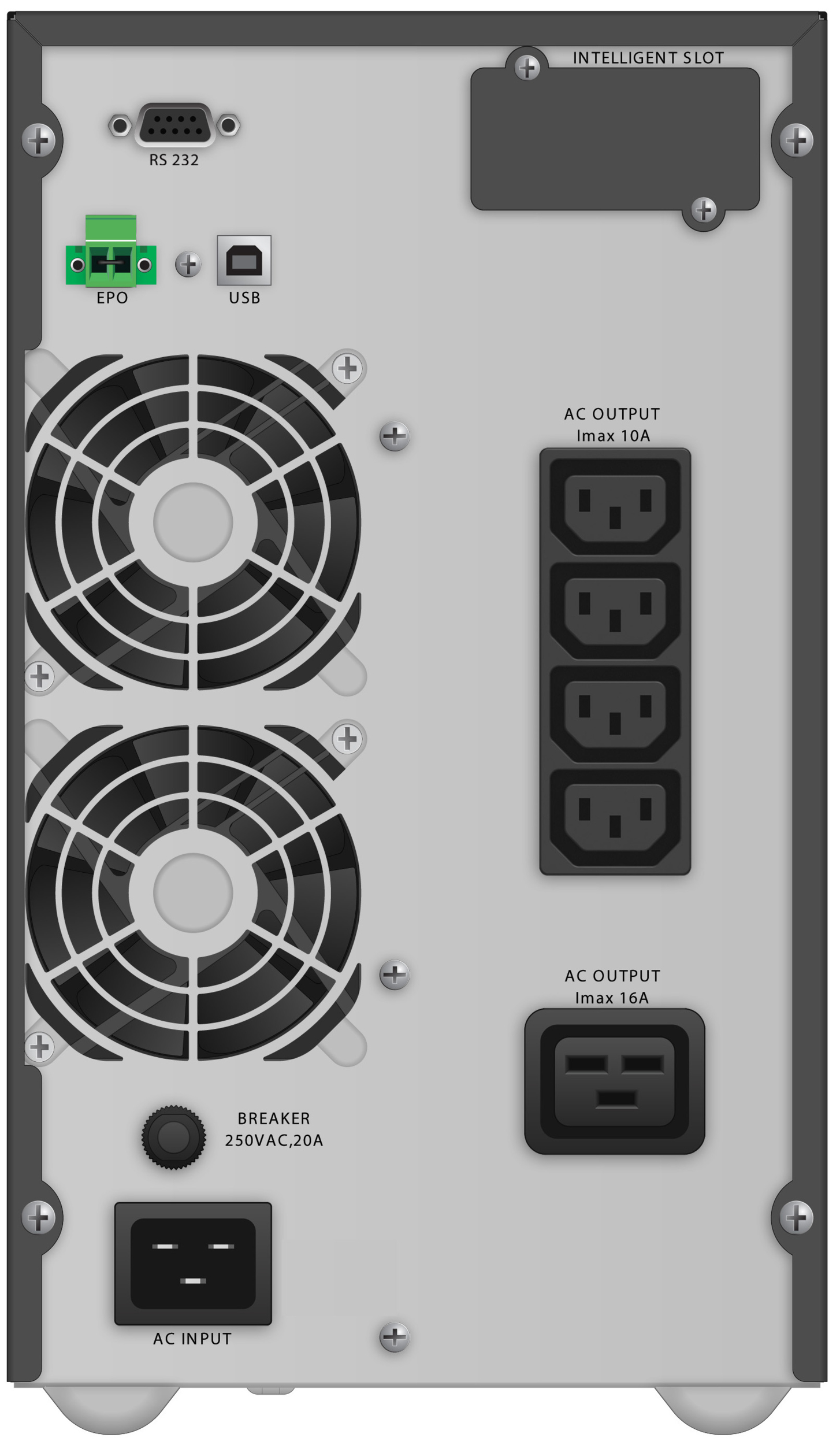 Matériels informatique onduleur POWER WALKER VFI 3000C TG infinytech Réunion 2
