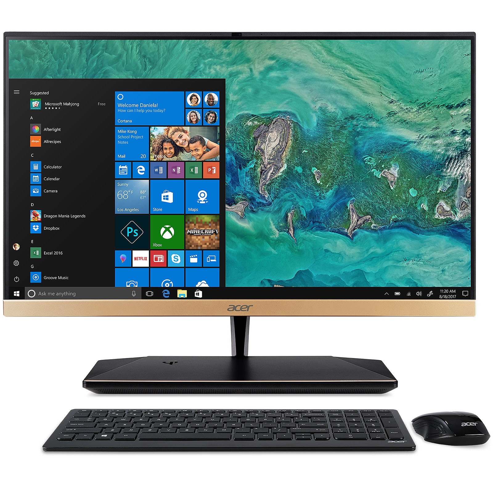 Matériels informatique ordinateur All in One ACER Aspire S24-880 i5 infinytech Réunion 2