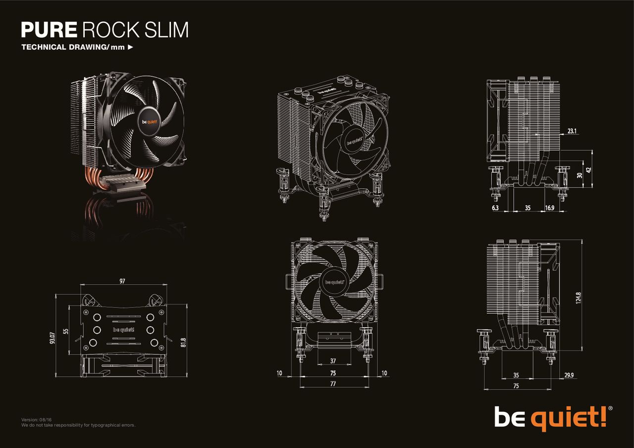 Matériels informatique ventirad BE QUIET Pure Rock Slim BK008 infinytech Réunion 6