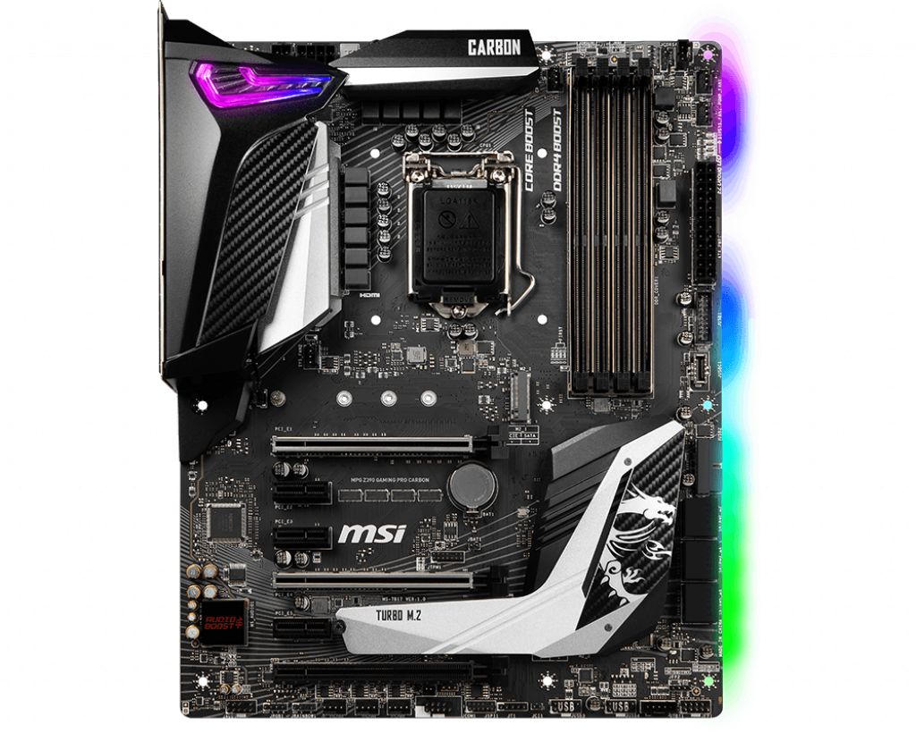 Matériels informatique carte mère MSI Z390 GAMING PRO CARBON infinytech Réunion 2