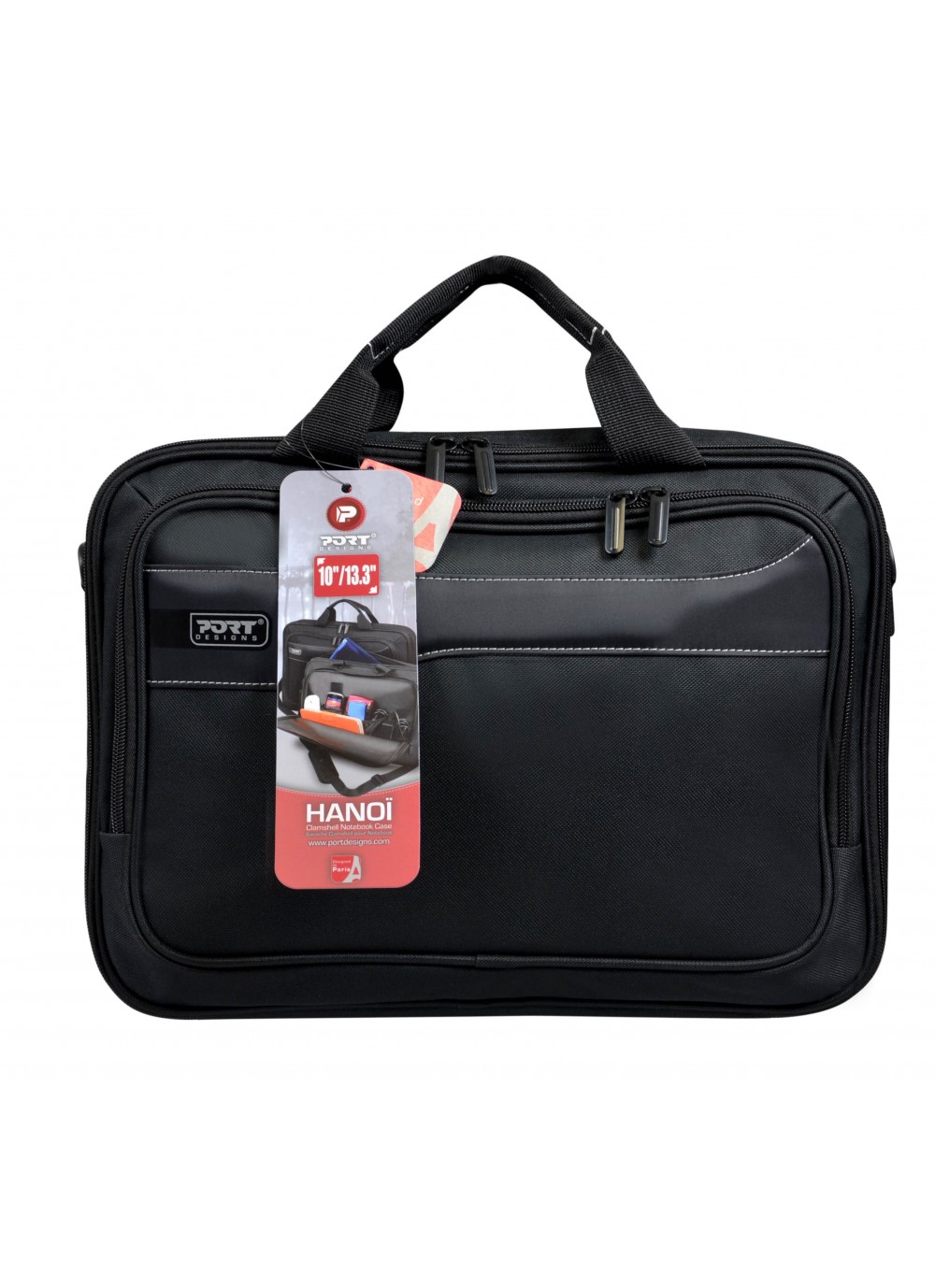 Accessoires informatique sacoche PORT DESIGND HANOI Clamshell 13.3 pouces Noire infinytech Réunion 4