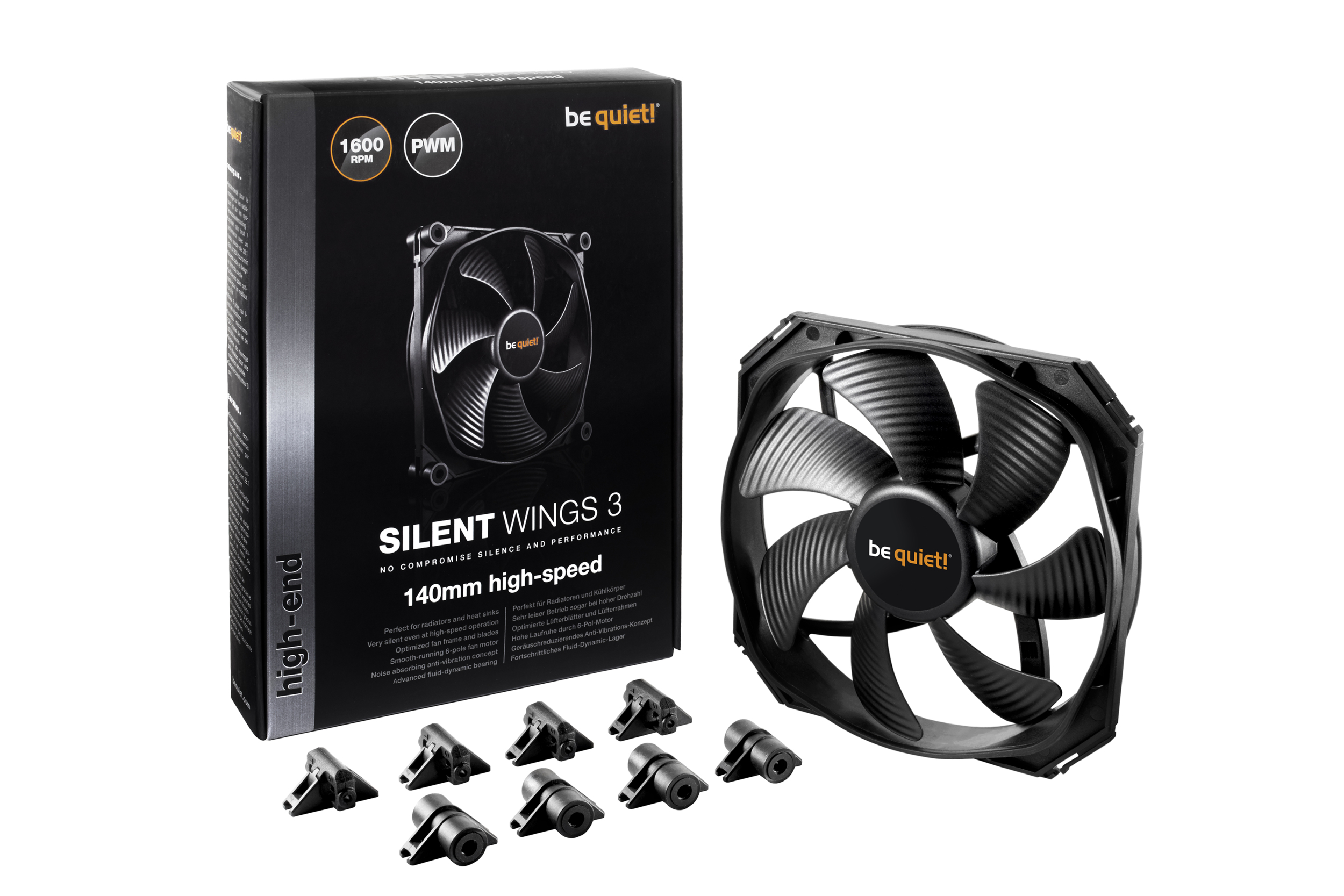 Matériels informatique ventilateur BE QUIET Silent Wings 3 140 mm PWM infinytech Réunion 3