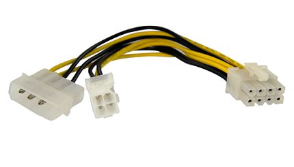 Matériels informatique adaptateur d'alimentation STARTECH EPS 4 vers 8 broches infinytech Réunion 1